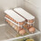 30-Capacity Automatic Rolling Egg Dispenser for Refrigerator - Space-Saving Fridge Organizer with Tiered Design 4