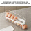 30-Capacity Automatic Rolling Egg Dispenser for Refrigerator - Space-Saving Fridge Organizer with Tiered Design 5