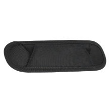 Robuster schwarzer Schultergurtpolster für Kamera-Rucksack Guita 23x7cm