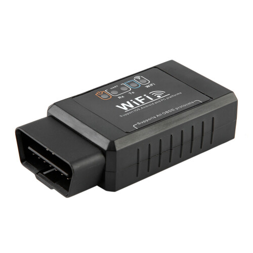 OBD2 WiFi Car Scanner Auto Code Reader Supports 9 Protocols, Black