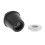 2pack Threaded Bass Drum Spur / Floor Tom Leg Tips Rubber Feet w/ Lock Nut 3