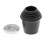 2pack Threaded Bass Drum Spur / Floor Tom Leg Tips Rubber Feet w/ Lock Nut 8