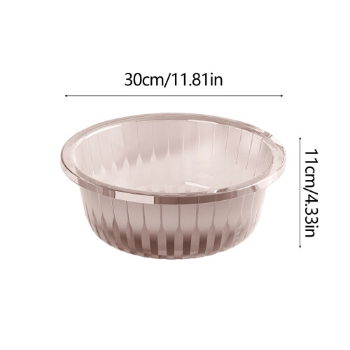塑料透明洗漱盆 2