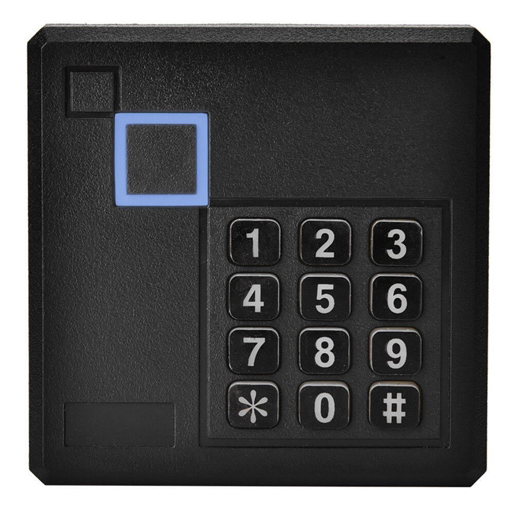 Waterproof Rfid Card Reader 125Khz/13.56Mhz Wiegand 26/34, Ip65 Black 7641390774015