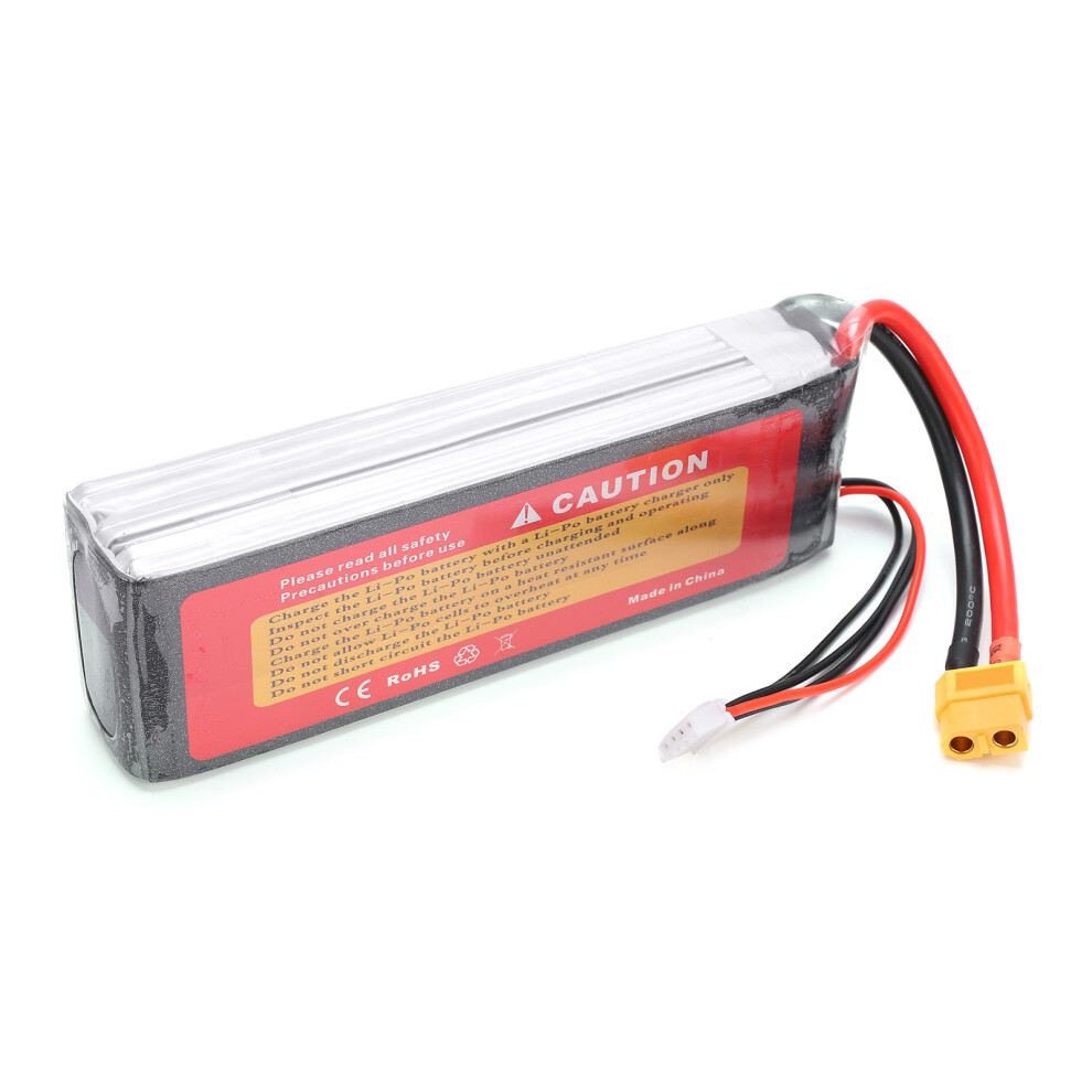 6000Mah 11.1V 45C Lipo Battery 145X43x28mm Xt60 Plug 7891390774205