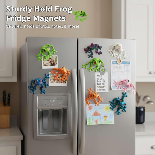 3D Printed Magnetic Frog Desk Toy - 10 pcs 2