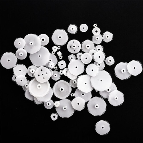 Different Styles White Plastic Gear Set 232 Pcs for RC Toys 2