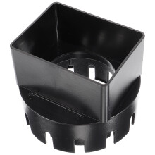 Driveway Water Diverter Downspout Diverter Black PVC 1Pcs