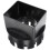 Déviateur d'eau pour descente de gouttière, PVC noir, 1 pièce 1