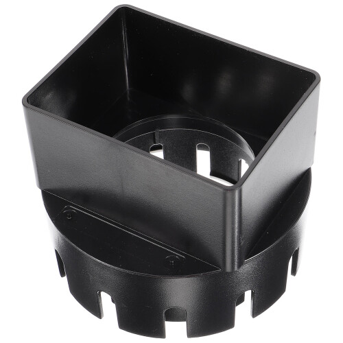 Déviateur d'eau pour descente de gouttière, PVC noir, 1 pièce