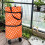 Folding Tugboat Bag Cart Orange Dot Under $10 1