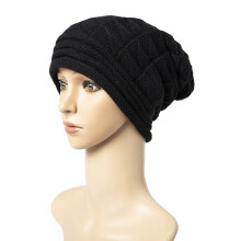 Womens Knit Beanie Hat Winter Slouchy Beanie Hats Ski Cap Women Men Winter Hat Soft Warm Beanie Hat Solid Hat Cap