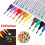 Crayon Paint Note Pen for Car Tire Wall 12 pcs Multicolor 1