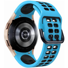Silikonarmband kompatibelt med Galaxy Watch5 (40mm/44mm), Watch5Pro (45mm), Watch4 (40mm/44mm), Watch4Classic (42mm/46mm)
