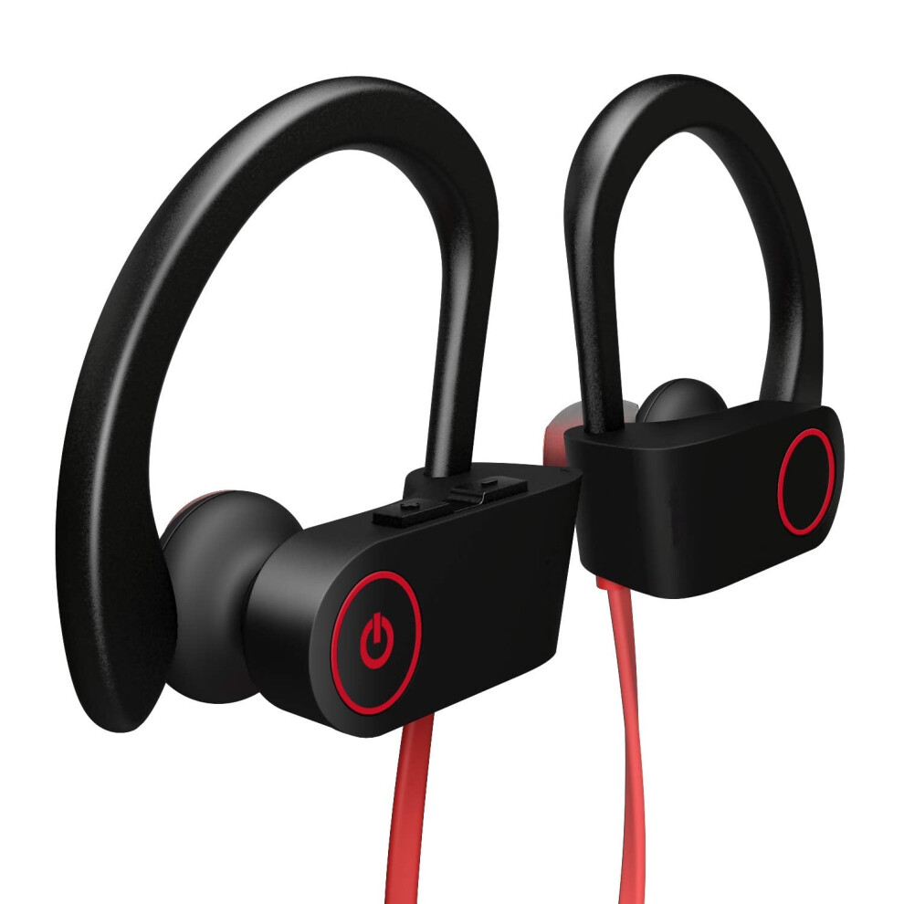 Bluetooth Earphones Ipx7 Waterproof, 7-9H Play, Hifi Stereo, Noise-Cancelling Mic, Carrying CaseâCompatible With All Devices 9028731235707
