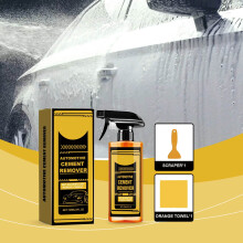 Disolvente rápido de cemento y limpiador de manchas para automóviles, 120 ml, no abrasivo, restaura el brillo, elimina el 90 % de las salpicaduras