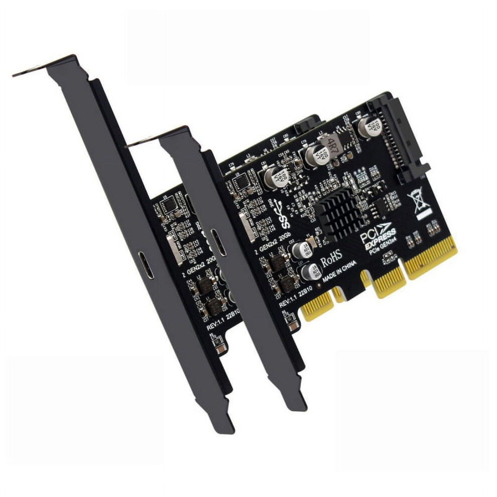 Cy Usb 3.2 Gen2 Type-C 20Gbps Usb-C To Pci-E 4X Express Card Adapter For Desktop Motherboard 9028731235554