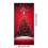 Capa de Natal para porta de entrada com elástico 35,4x78,7 polegadas 4