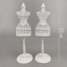 Stöd för 1/6Mini dockkläder Outfits Klänning Skyltdocka Displayhållare Modell US