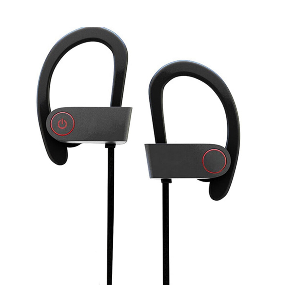 Wireless Sports Earphones W/Mic, Ipx7 Waterproof Hd Stereo, Sweatproof, 8H Battery, Noise Cancelling, Black 9028731236780