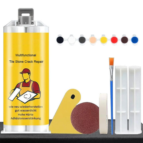 Tile and Stone Crack Repair Kit Color-Matched 1-Pack 2