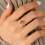 925 Sterling Silver Peridot Eternity Band Ring – 6