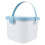 Storage Bin With Lids Multi Functional Toy Storage Box Blue PP 1 Piece 4