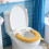 Thick Toilet Seat Cushion with Handle and Zipper 4