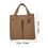 Navy Canvas Lunch Box Bag with Multiple Pockets 2