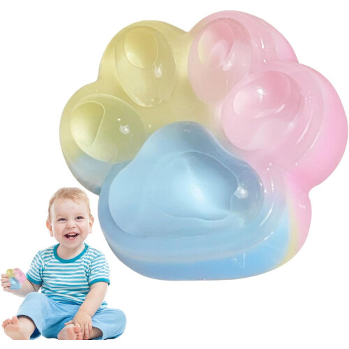 Silicone Cat Squeezing Toy – Slow-Rising, Portable Stress 1
