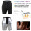 Calça de sauna feminina de neoprene com modelagem que afina as coxas 1