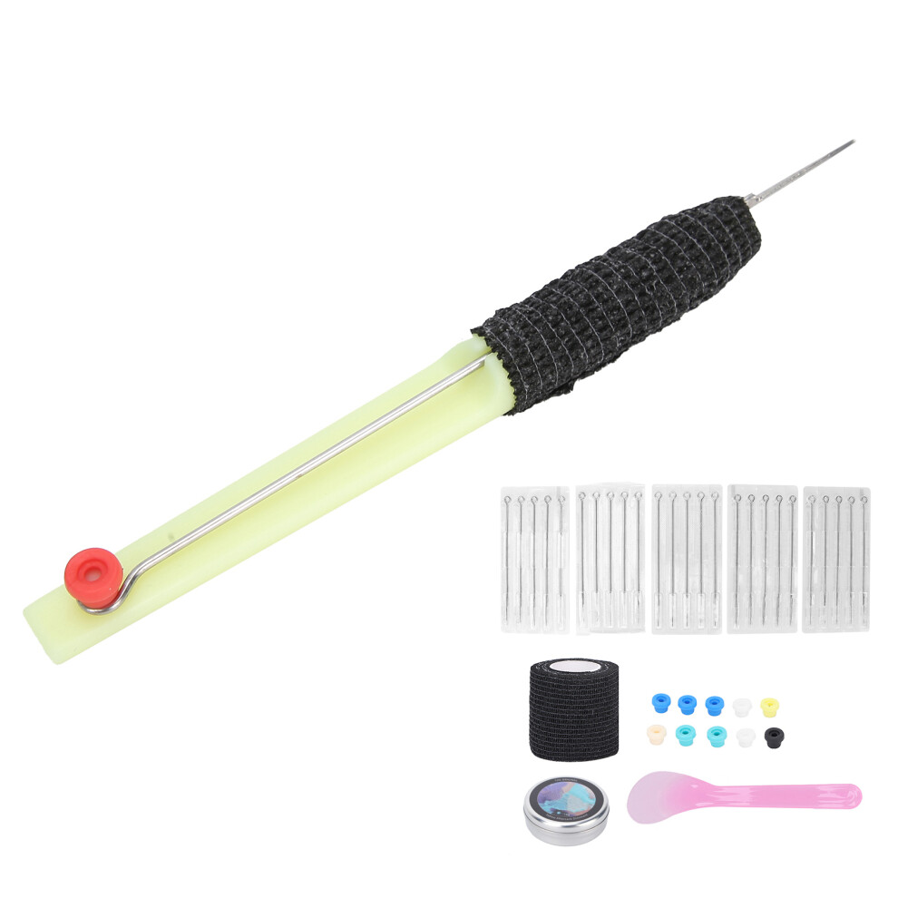 Cream Hand Tattoo Pen Kit With Repair & Needles, 12.8Cm, 15G