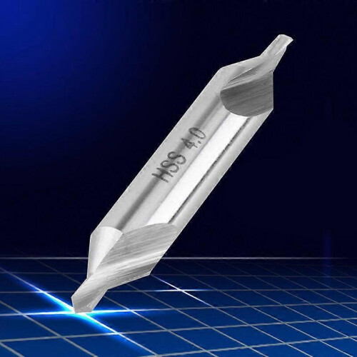 5 pcs Center Drill Bit Double Ended Drill Bit 60 Degree 1.5/2.0/2.5/3.0/4.0mm 2