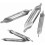 5 pcs Center Drill Bit Double Ended Drill Bit 60 Degree 1.5/2.0/2.5/3.0/4.0mm 4