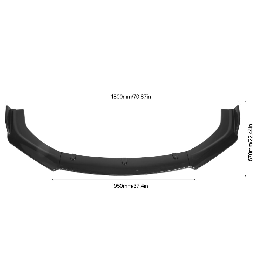 Abs Front Bumper Lip 3Pcs Universal 7293282939080