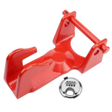 Gooseneck Trailer Lock Combination Lock, Model TL-50 Coupler Lock, for Use with Heavy Trailers, Livestock Haulers Red