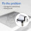 W10284885 Stove Control Knob Compatible with for  Range Oven Burner, Replacements Part WPW10284885, (20 Pack) 5