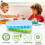 Reusable Ice Cube Trays, 2 Pack with Removable Lids for Multiple Uses, Flexible and Dimensionally Stable Stackable Freezer Trays for Everyday 5