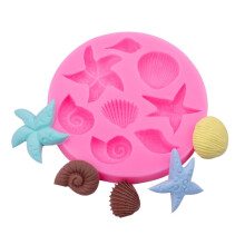 Sea Shell Silicone Fondant Mould Starfish Cake Decorating Tool FoodGrade Heat Resistant Easy Clean