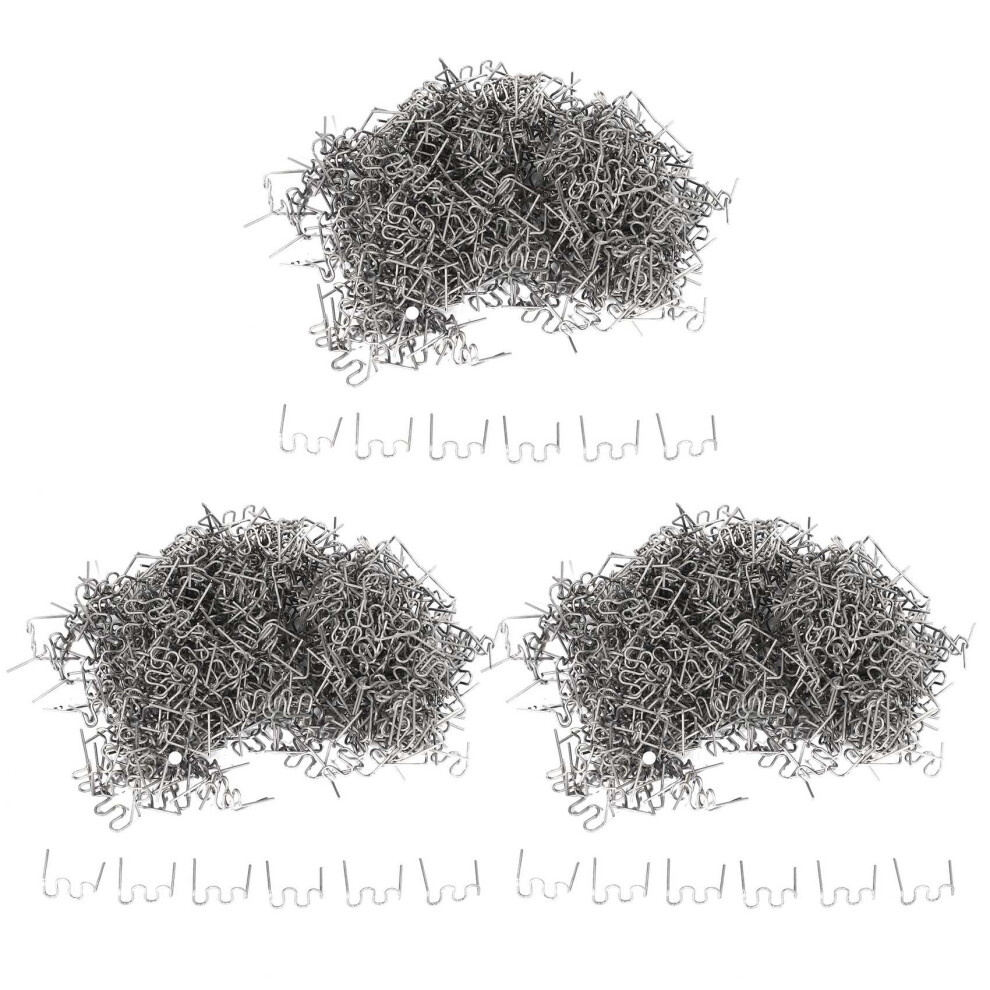 Photos - Other Hand Tools 3000Pcs Staples for Hot Stapler Plastic Repair Wave Staples Bumper Bodywork Repairs 0.8mm S Wave Staples