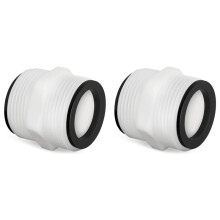 2X Conector de Manguera de Piscina de 1,5 Pulgadas una 1,5 Pulgadas - Adaptador de Manguera de Piscina para Mangueras de Piscina Elevadas y Bombas de