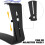 Gitarrstativ Klassisk Gitarr Justerbart Stöd Ergonomiskt Benstöd, 23 x 13 x 6 cm 5