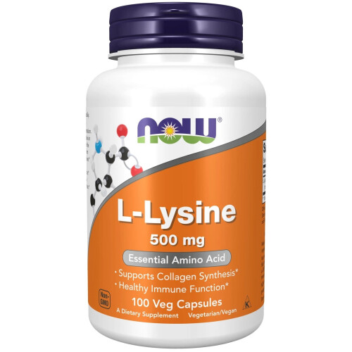 NOW Foods NOW L-Lysine 500mg 100 Capsules Immune Support
