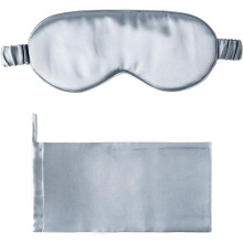 Schlafmaske aus Seidensatin, Anti-Aging-Reisebegleiter für Damen und Herren, druckfreies Design, lichtundurchlässige Maske für kurze Nickerchen im
