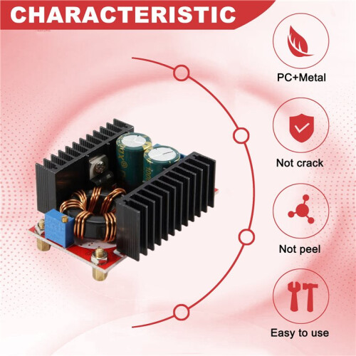 Conversor Abaixador - 9A 150W  5-40V para 1,2-35V MóDulo de AlimentaçãO 12A Step-Down