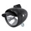 Vintage LED Bicycle Front Headlight with Visor - Metal, Bright Night Light 1