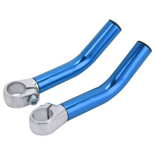 Bike Handlebar End Blue Aluminum Alloy Heavy Duty for Mountain & Road Bikes