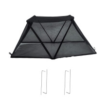 Weatherproof Plant Cover Quick Setups Plastic-L Black