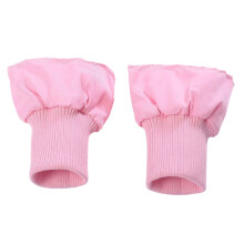 Manchette élastique côtelée, bracelet en Polyester-Rose
