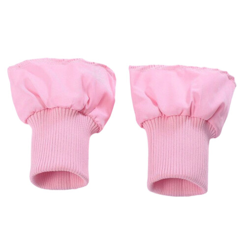 Manchette élastique côtelée, bracelet en Polyester-Rose